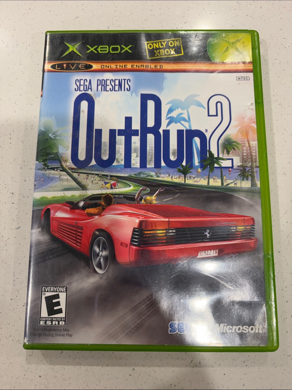 Microsoft Xbox OutRun 2 - Red Sports Car Cover